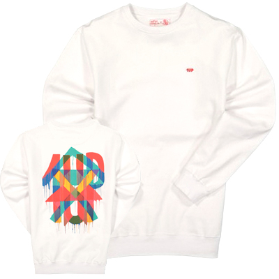 1UP Sweater MAJA HAYUK white/red